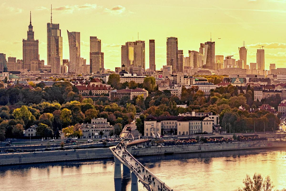 Panorama Warszawy nad Wisłą